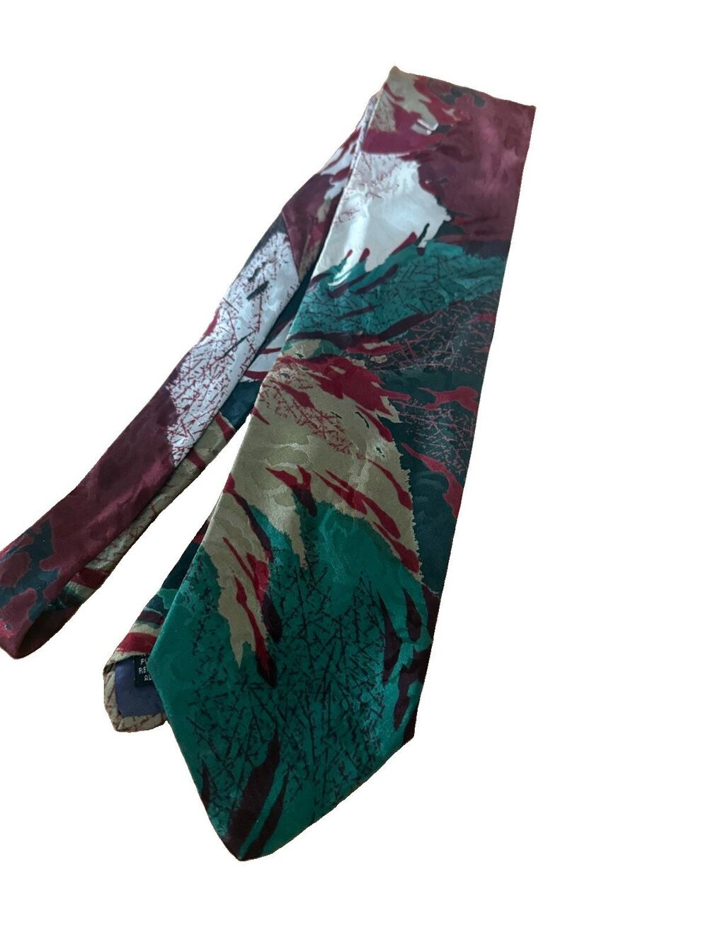Vintage Paul Rodon 100% Silk Handmade In Italy Tie 56 x 3.5